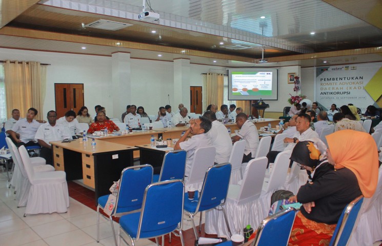 PLT KEPALA BIRO LPBJ SETDA PAPUA HADIRI PEMBENTUKAN KOMITE ADVOKASI NASIONAL DAN DAERAH