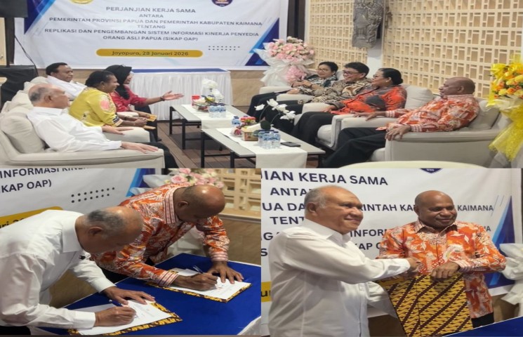 Perjanjian Kerjasama antara Pemerintah Provinsi Papua dan Pemerintah Kabupaten Kaimana