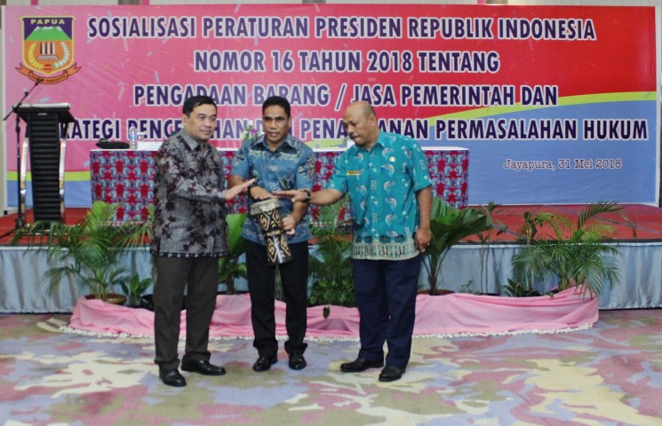 Sekda Papua Buka  Kegitan Sosialisasi Peraturan Presiden RI Nomor 16 Tahun 2018 