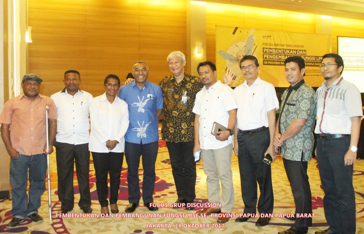 PERKUAT LPSE, PAPUA DAN PAPUA BARAT BUAT FOCUS GRUP DISCUSSION