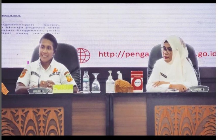 Kepala Biro PBJ Papua pada acara Stranas PK 
